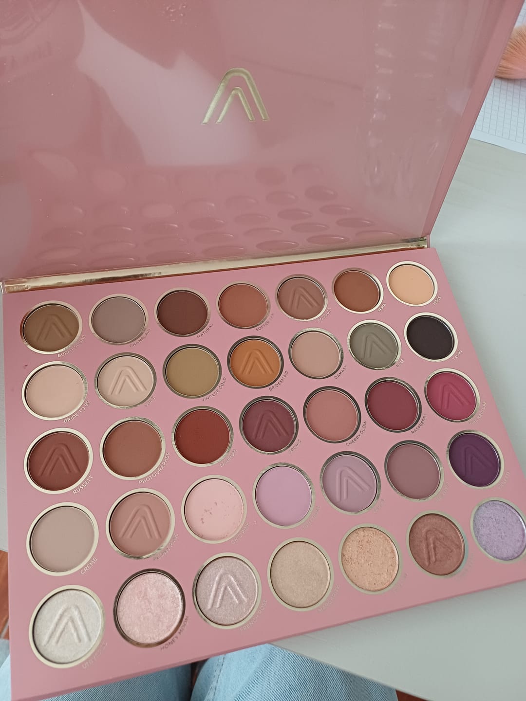 Customer photo review of PALETA DE SOMBRAS CLASSIC 35 TONOS
