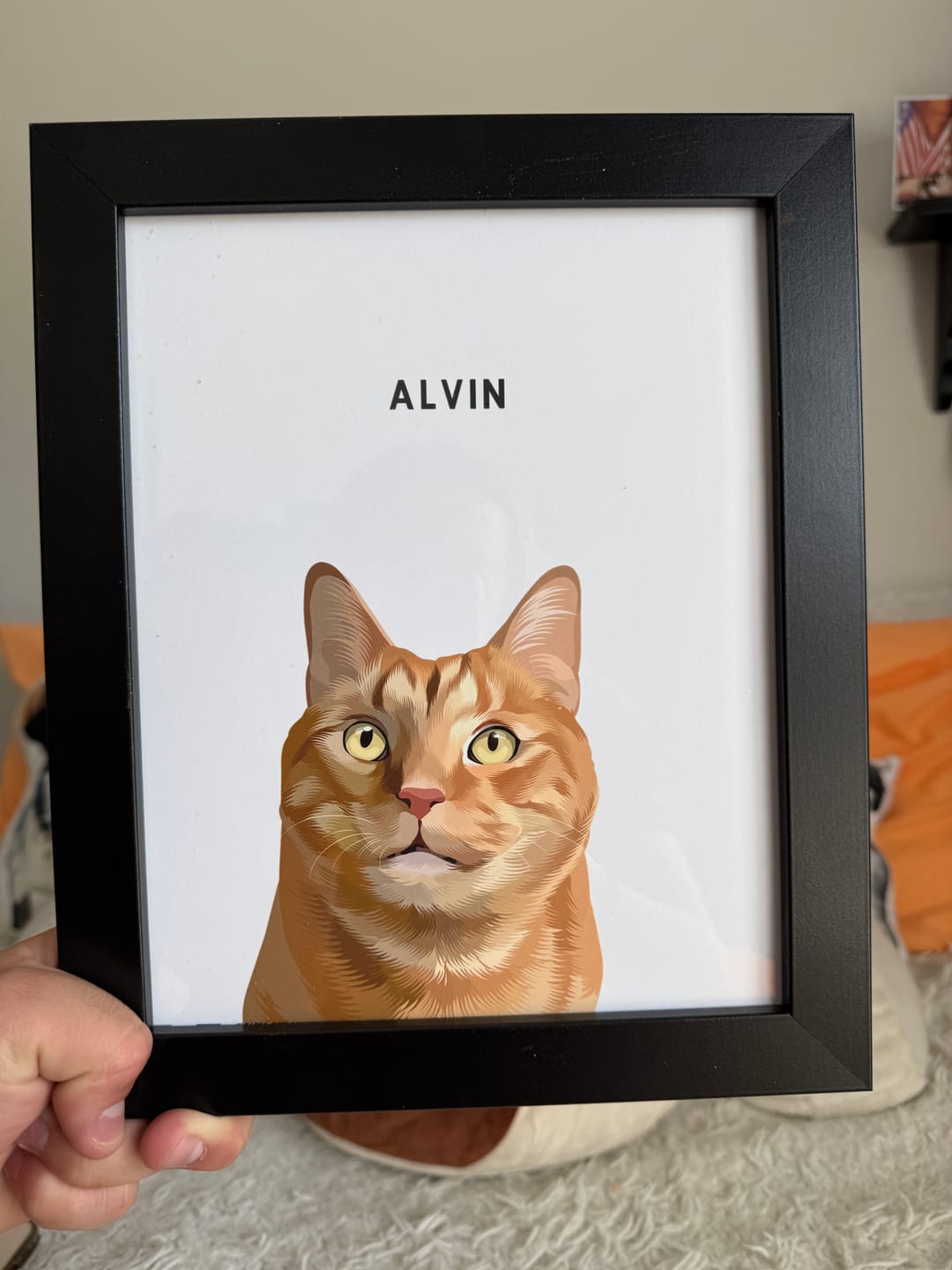 Customer photo review of Custom One Pet Portrait