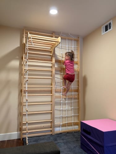 Customer photo review of Neem | Swedish Ladder & Rope Wall