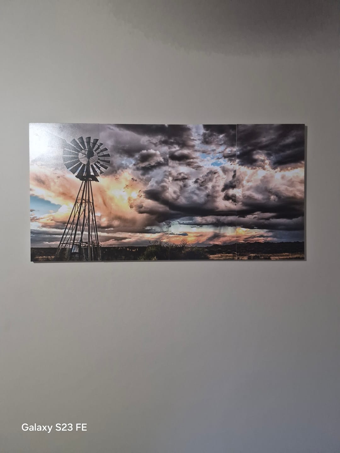 Customer photo review of Wooden Wall Art | 4 Set | Nature | Platteland
