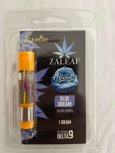 Customer photo review of ZALEAF Delta-9 Vape Cartridge – 1G Premium THC Blue Dream - Sativa/Hybrid