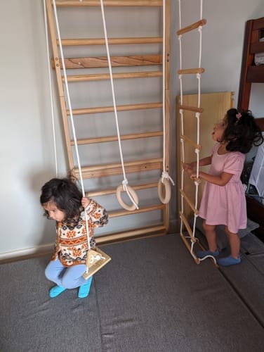Customer photo review of Betula | Swedish Wall Ladder