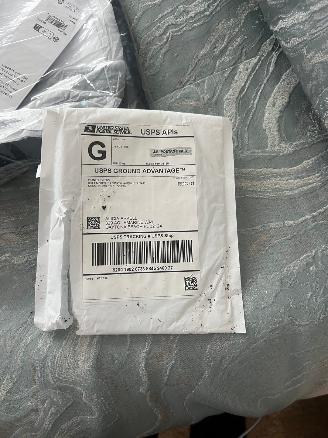 Customer photo review of African Exfoliating Net Sponge 45" Long