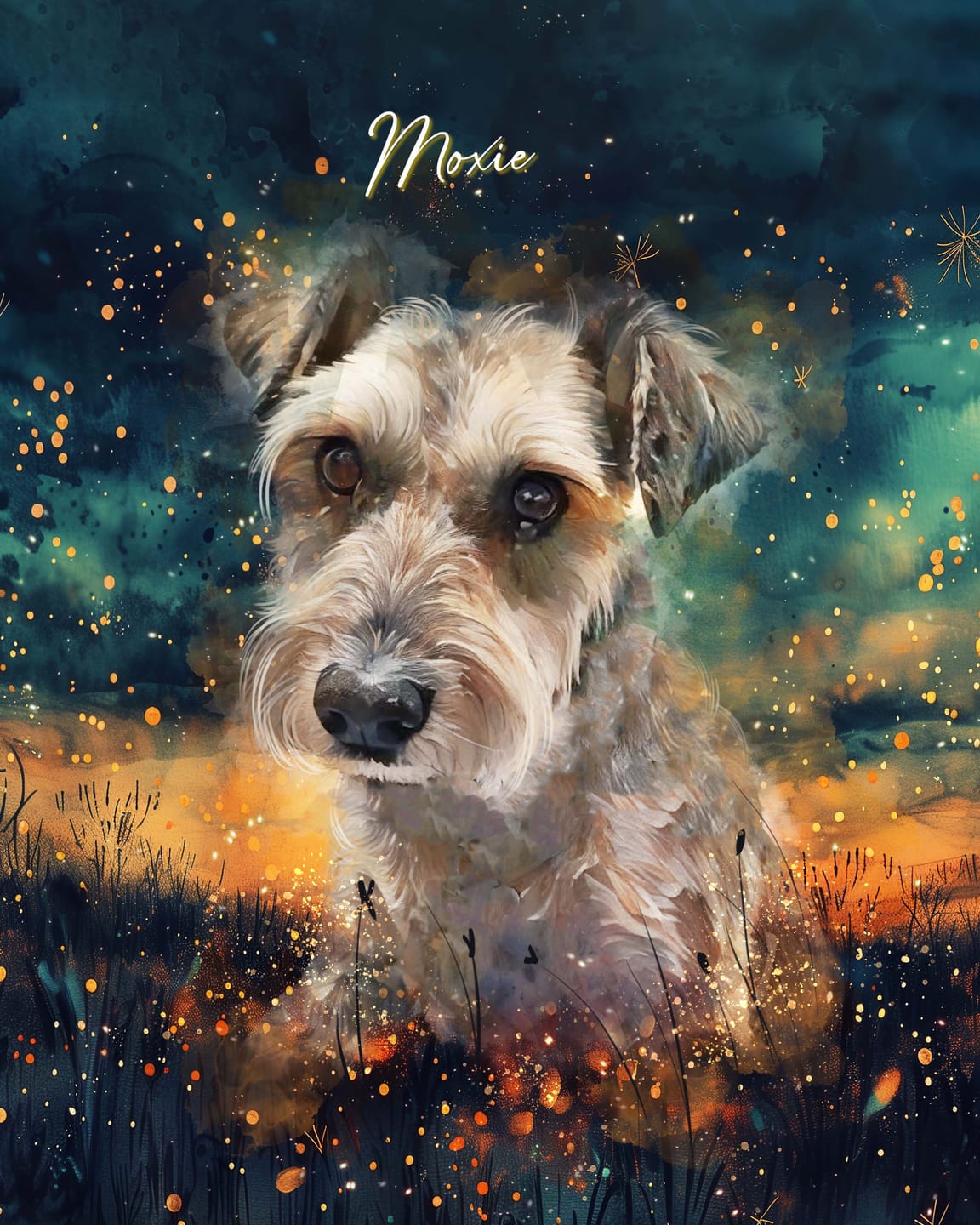 Customer photo review of Pet Art Canvas Print