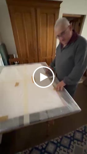 Customer video review of Custom Paint by Numbers Kit for Personalized Artwork
