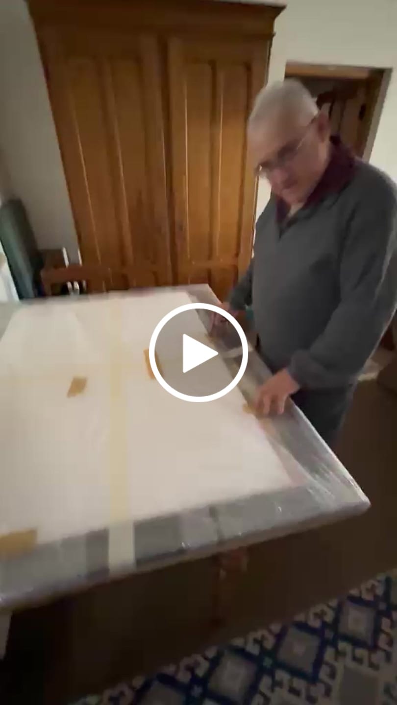 Customer video review of Custom Paint by Numbers Kit for Personalized Artwork
