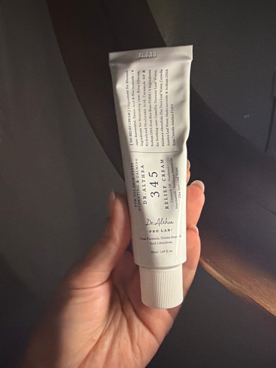 Customer photo review of Nomierinošs krēms ar resveratrolu Dr. Althea 345 Relief Cream