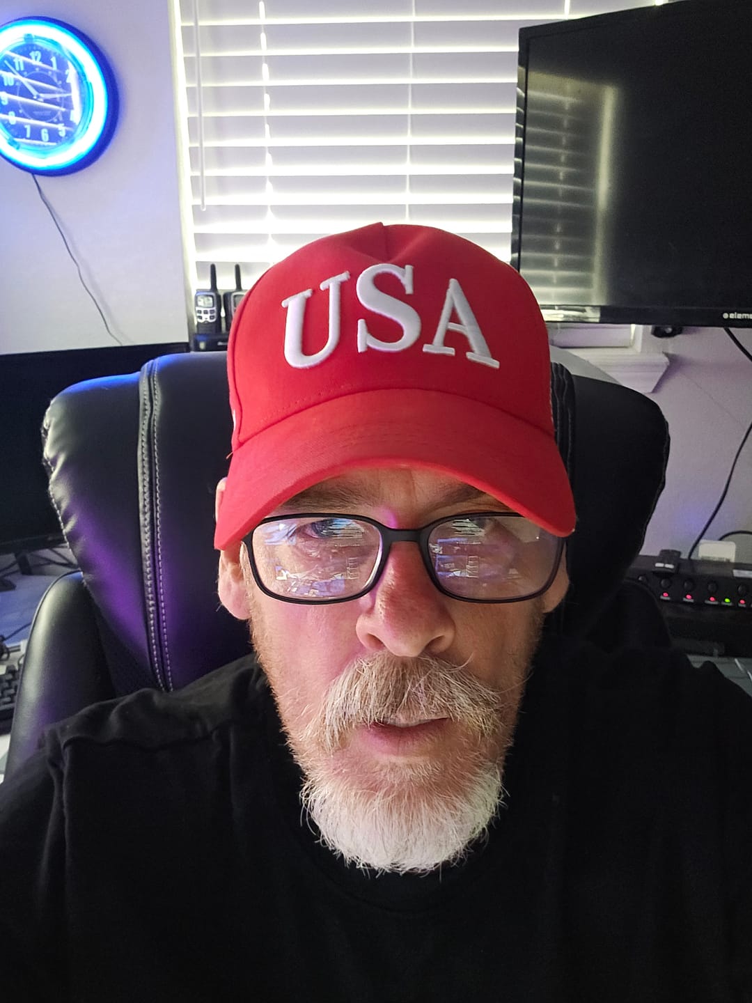 Customer photo review of RED USA 250th Anniversary Hat (1776–2026) — Red Embroidered Cap