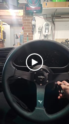 Customer video review of VOSTA SL Leather Steering Wheel - 350MM