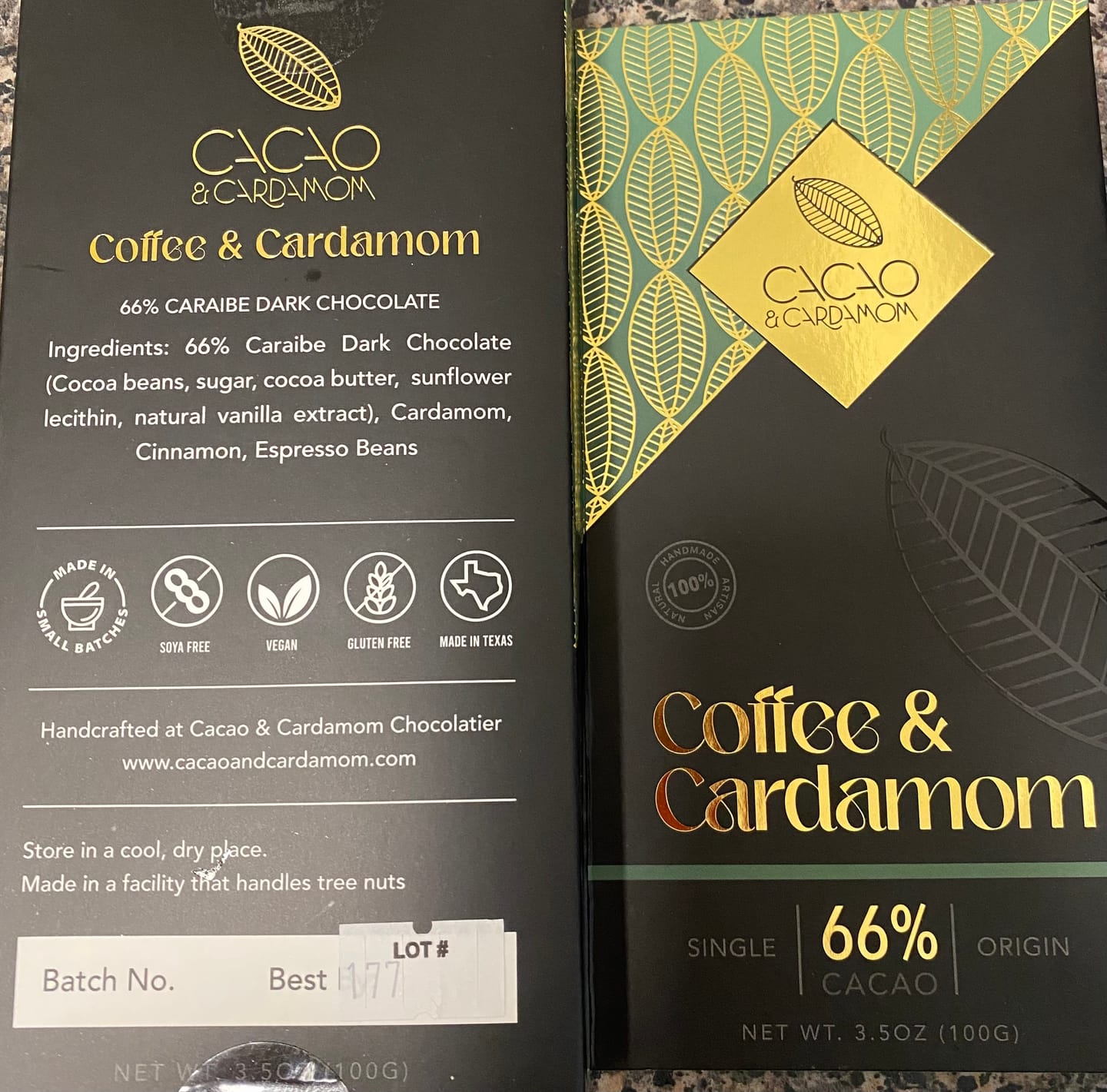 Customer photo review of Coffee & Cardamom Artisan Bar