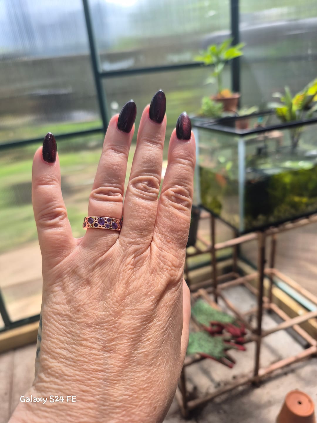 Customer photo review of Lattice Band Ring Collection