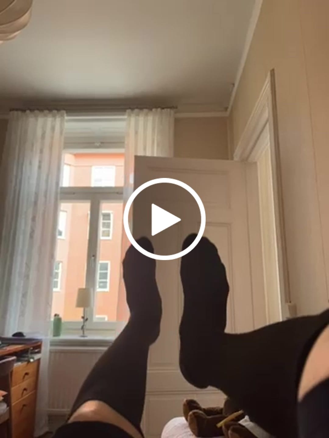 Customer video review of Støttestrømper
