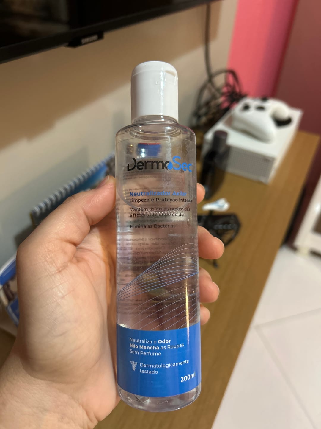 Customer photo review of Neutralizador Anti Odor - Elimina as Bactérias que causam o Mau Odor 200ml