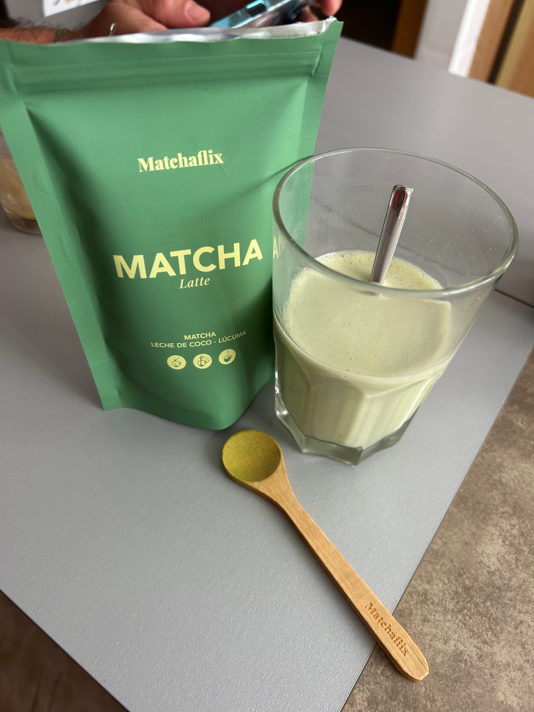Customer photo review of Matcha Latte