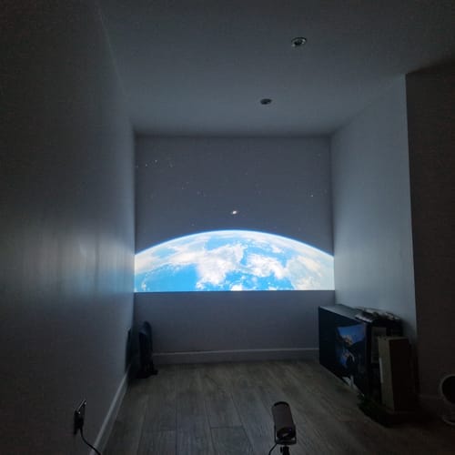 Customer photo review of CineMaster Pro® - 4K Smart Projektor