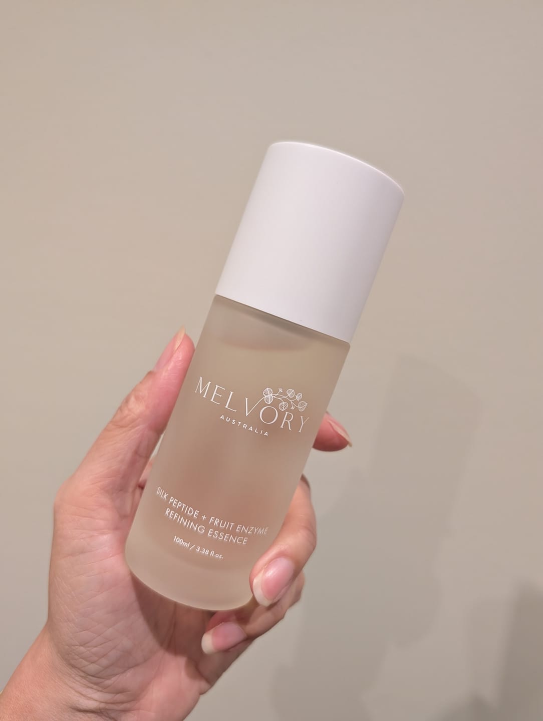 Customer photo review of SILK PEPTIDE + FRUIT ENZYME REFINING ESSENCE