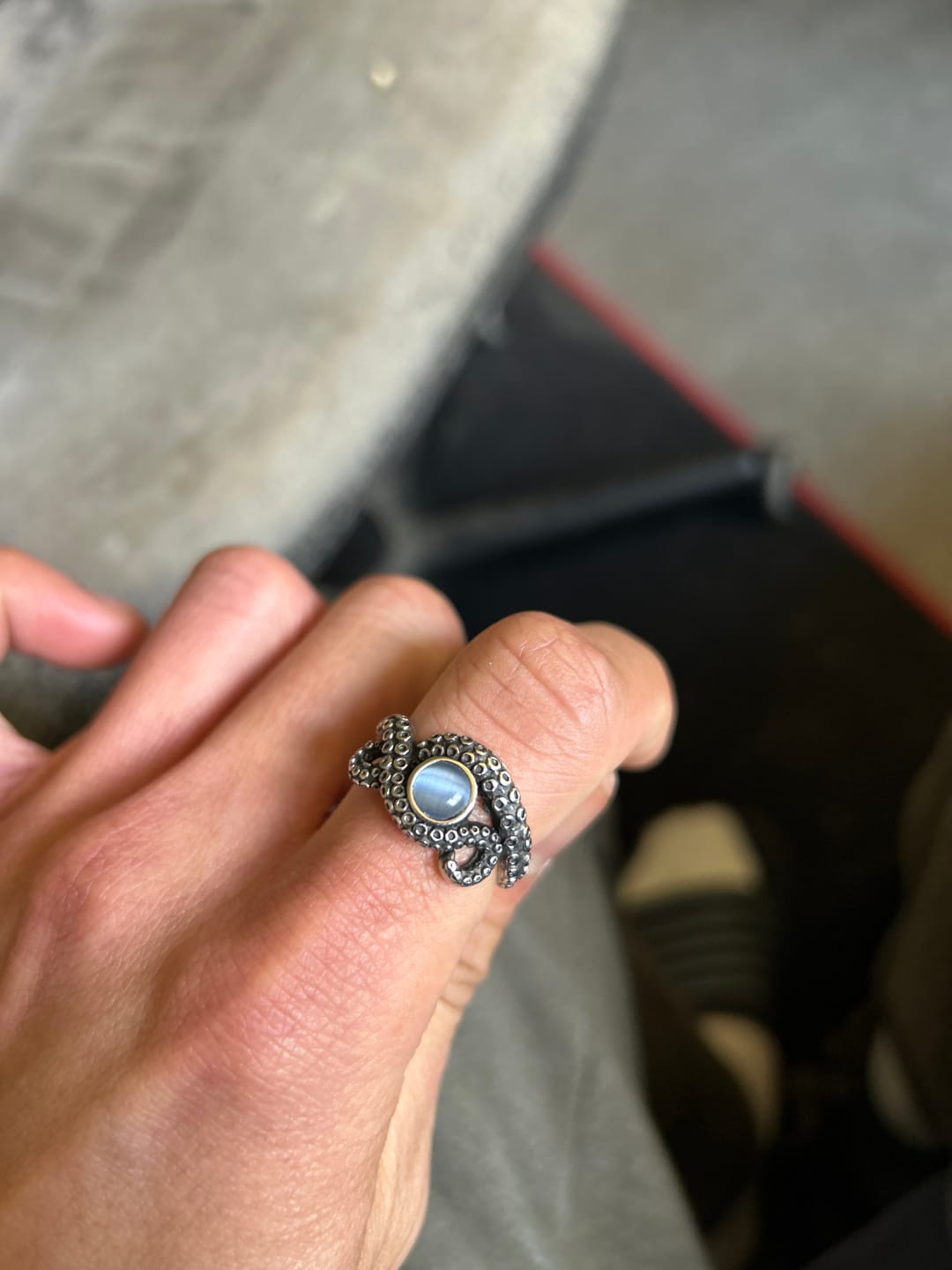 Customer photo review of OCEAN BLUE.