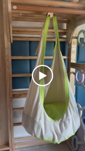 Customer photo review of Sensory Swing for Large Climbers – Soothing Play Add-On (Climber Not Included)