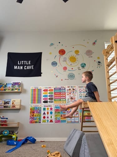 Customer photo review of Grove | Foldable Jungle Gym - Wall Mounted
