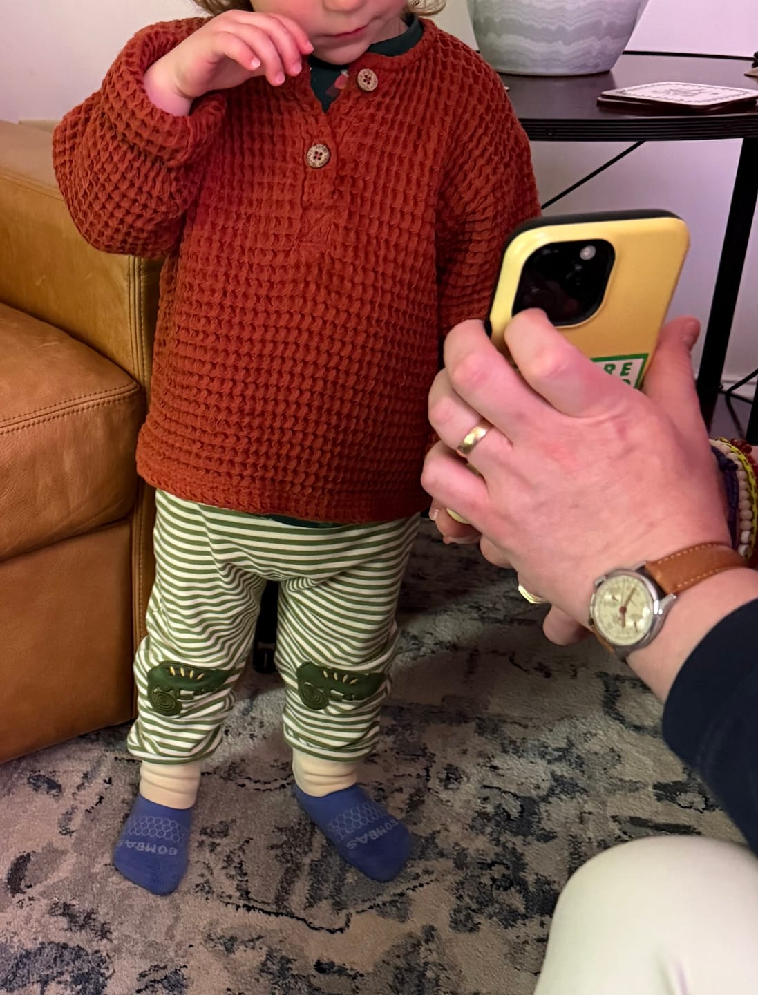 Customer photo review of Lizard Legs Patch Joggers