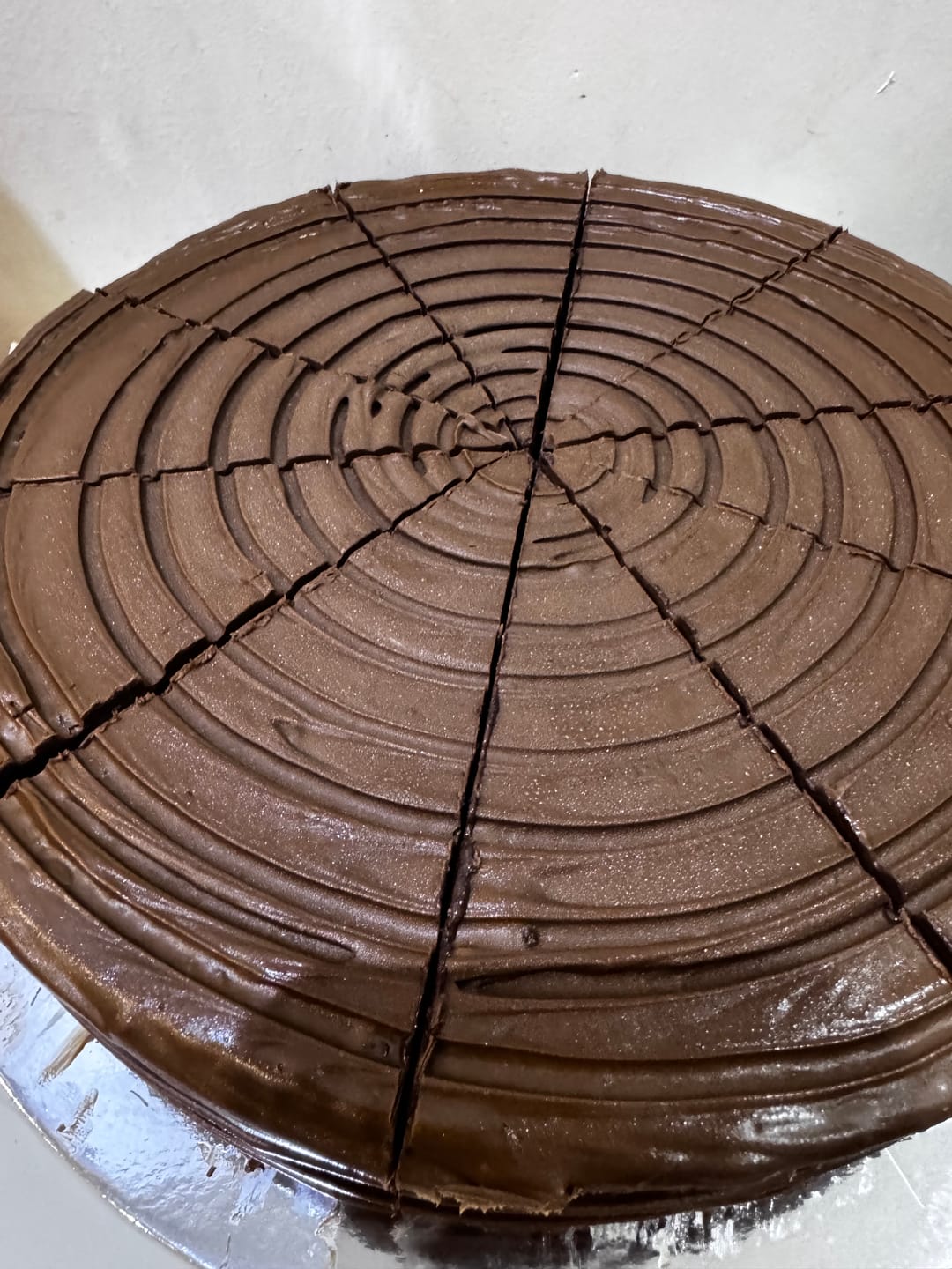 Customer photo review of Double Chocolate Cake