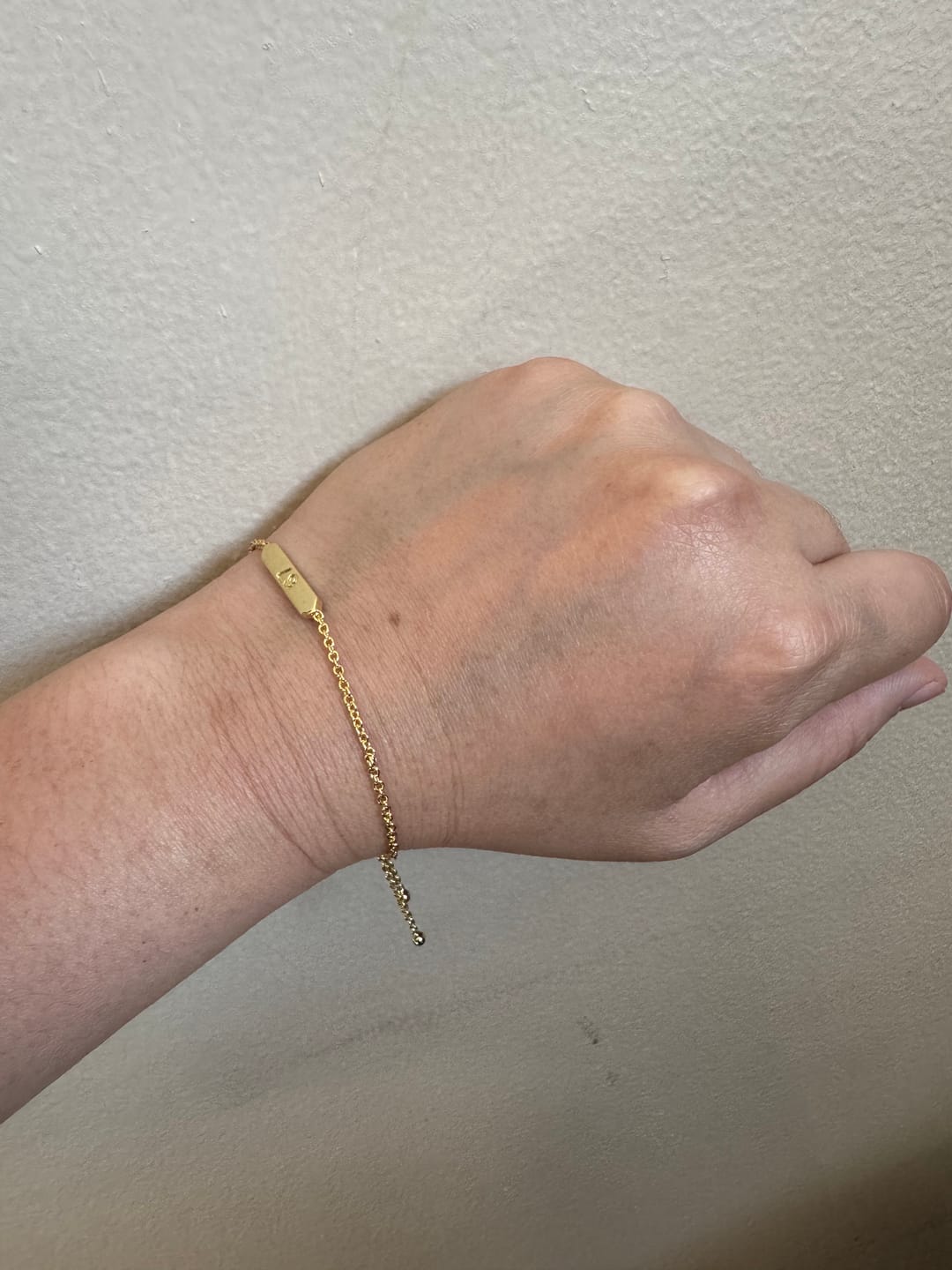 Customer photo review of 18k White Gold Plated 67 Bracelet for Women