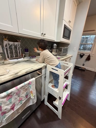 Customer photo review of Date | 4-in-1 Kitchen Tower & Desk