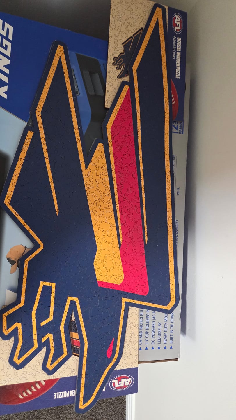 Customer photo review of Adelaide FC Logo - Wooden Puzzle