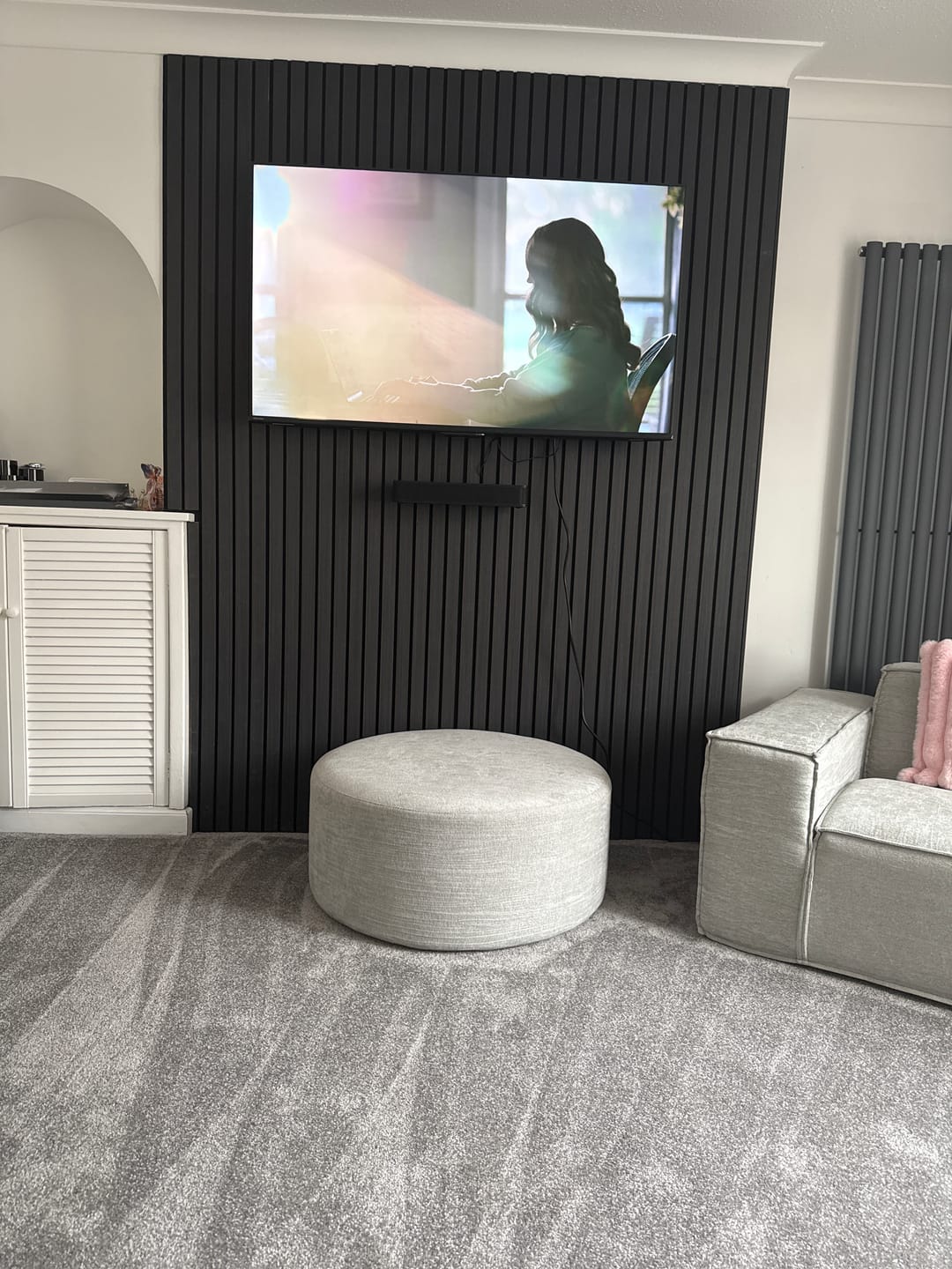 Customer photo review of C8 Round Pouf Ottoman
