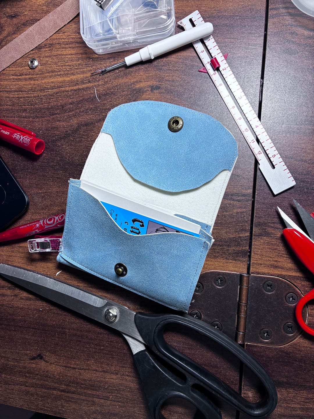 Customer photo review of Mini Marvel Compact Wallet Pattern
