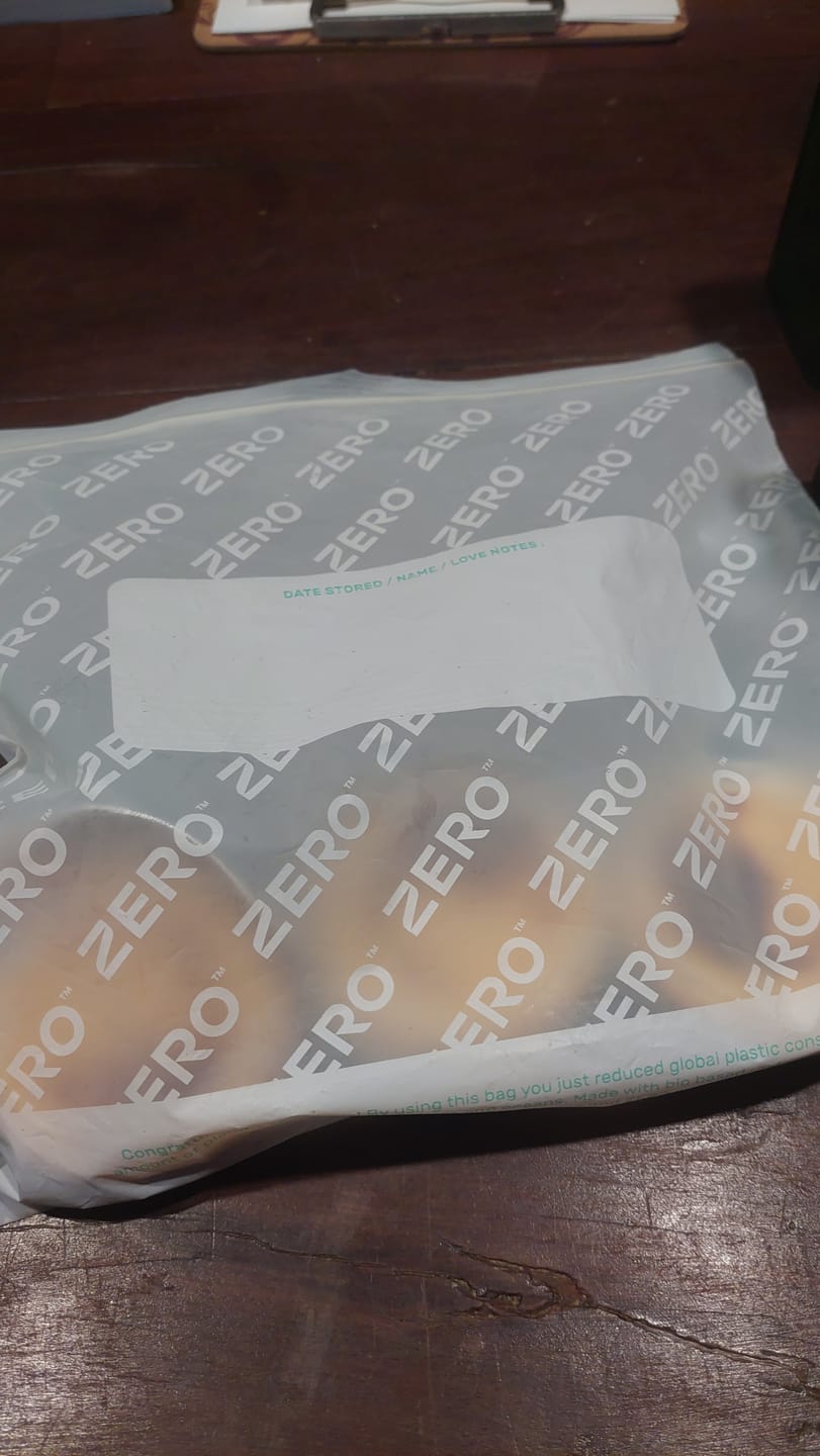 Customer photo review of Resealable Food Storage Bags