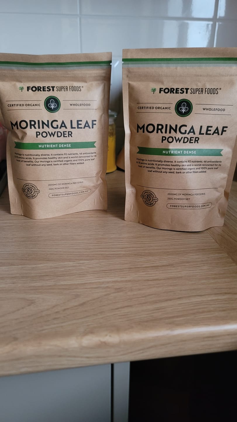 Customer photo review of Organic Moringa Leaf Powder