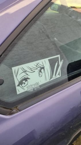 Customer photo review of Dress Up Girl Japanese Anime Sticker