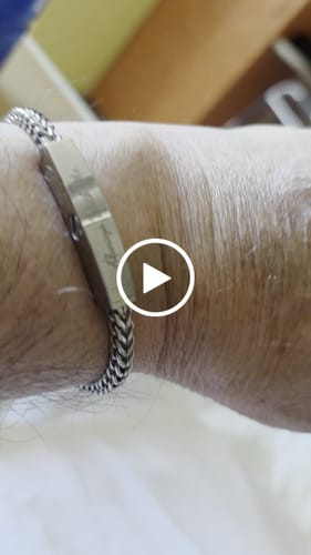 Customer video review of Franco Link ID Urn Bracelet | 4MM