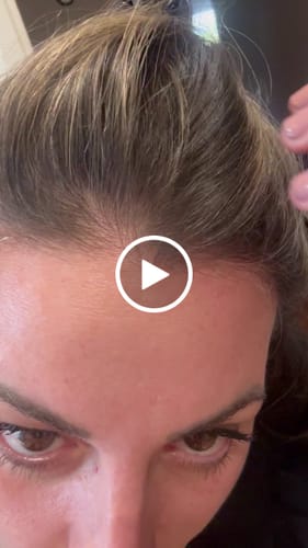 Customer video review of PEPTIDE-POWERED HAIR SERUM