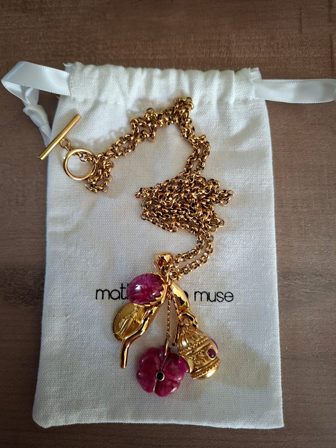 Customer photo review of Sautoir Florentin – l’éclat des talismans