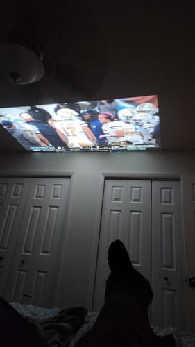 Customer photo review of CineMaster Pro® - 4K Smart Projektor