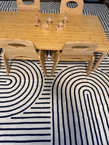 Customer photo review of Adrian | Adjustable Toddler Table & Chair Set