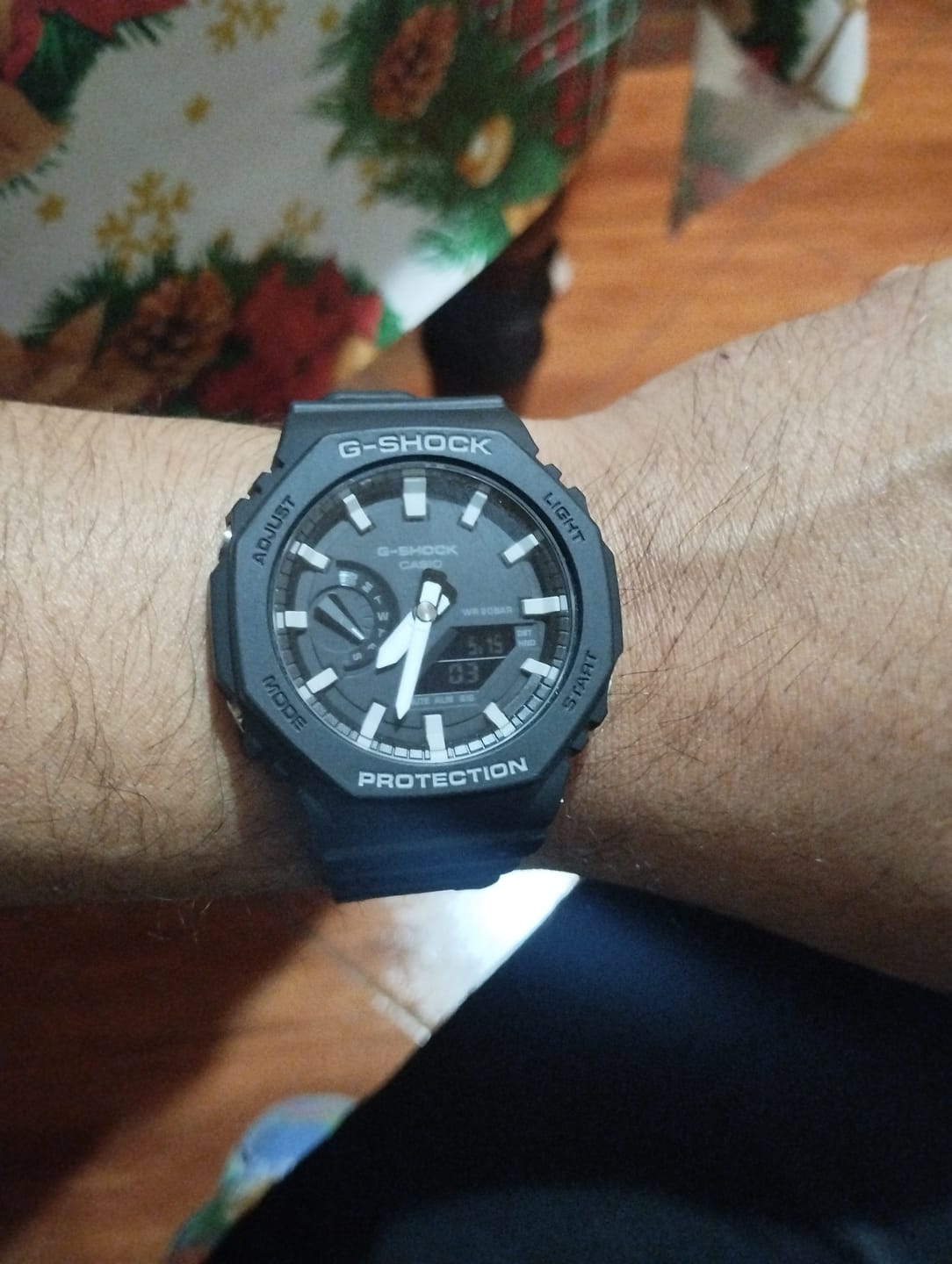 Customer photo review of Reloj Casio G-Shock Royal Oak "Casioak" GA-2100-1A Carbon Core Negro