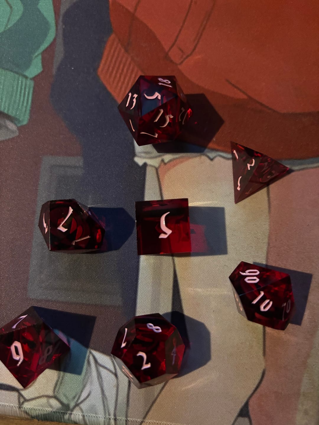 Customer photo review of PRE-ORDER | Mori Calliope Sharp Edge Resin Dice Set | hololive English x MMG Exclusive