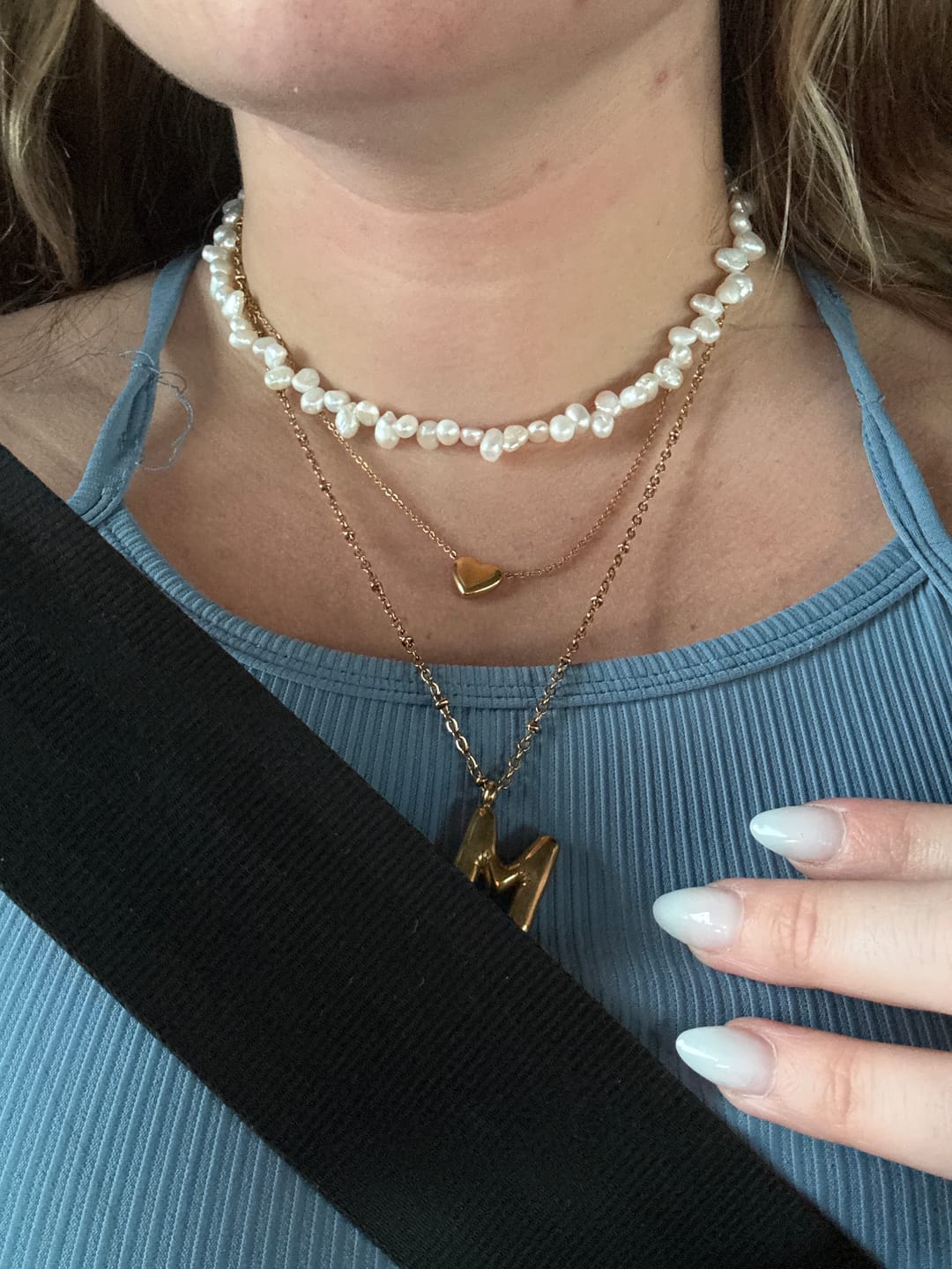 Customer photo review of Riley Heart Necklace (Bundle)