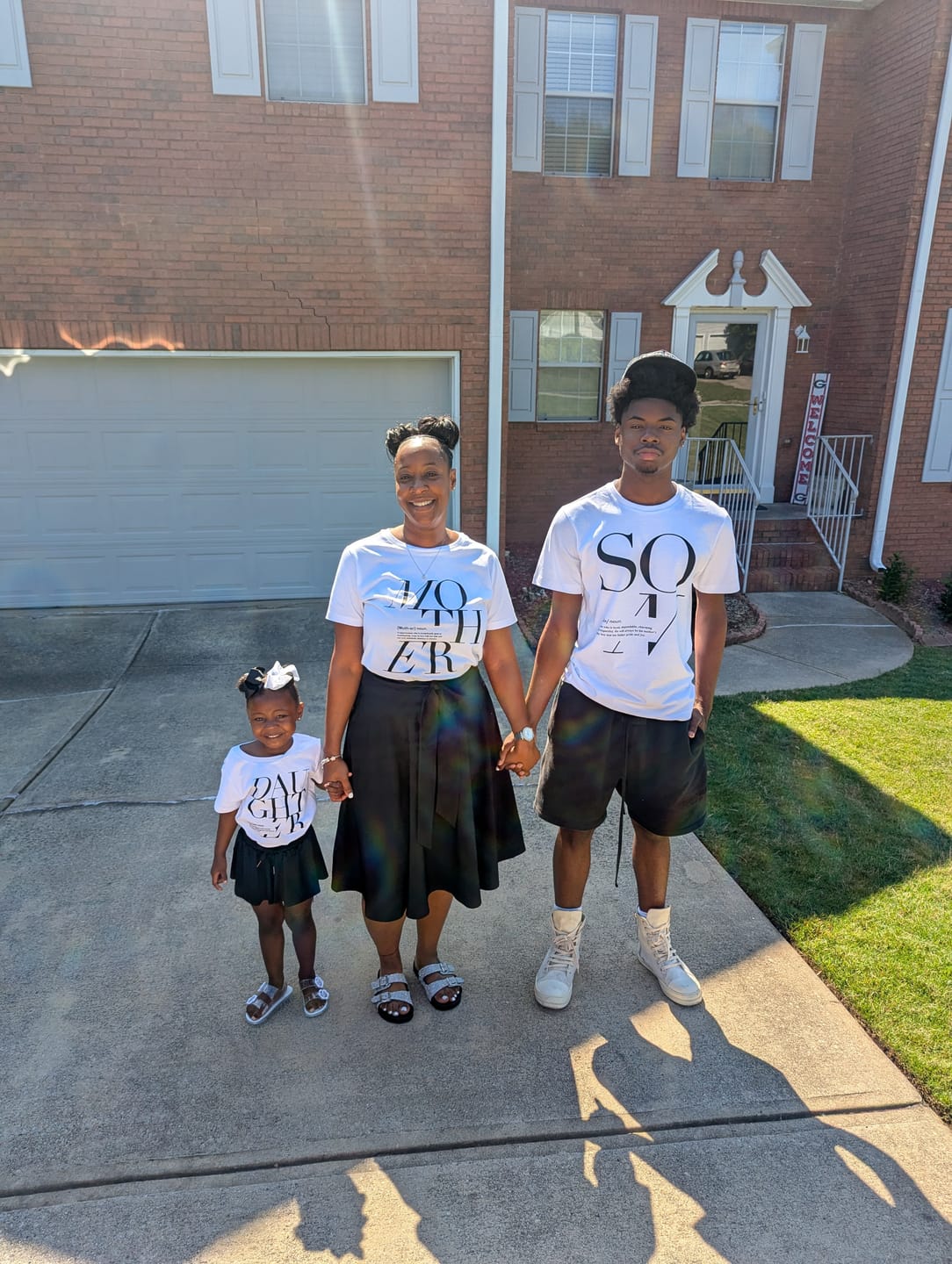 Customer photo review of Mother logo Remix T-shirt