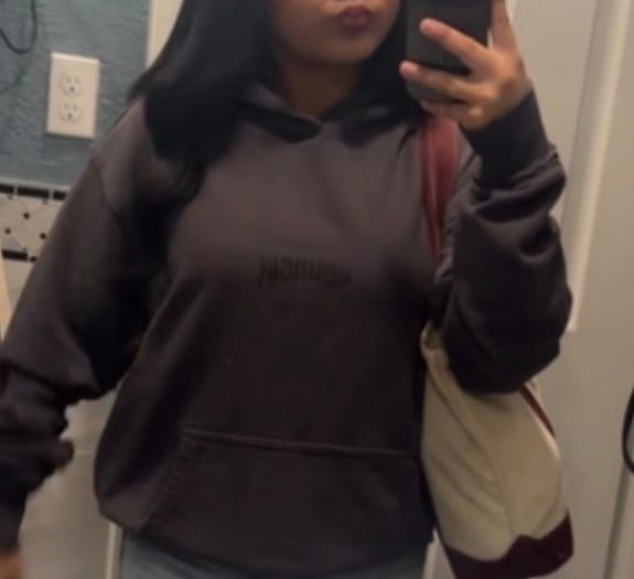 Customer photo review of W549 Rebel Hoodie