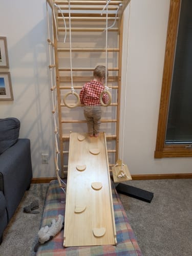 Customer photo review of Betula | Swedish Wall Ladder