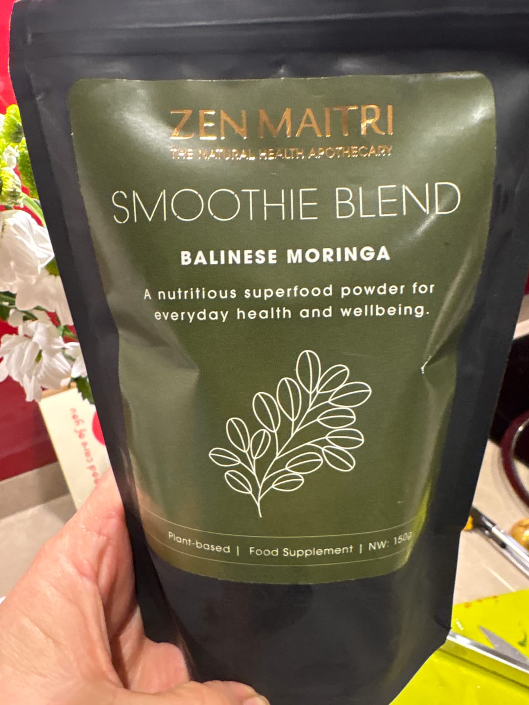 Customer photo review of Balinese Moringa - Supergreen Organic Powder, Daily Wellness, 150 g