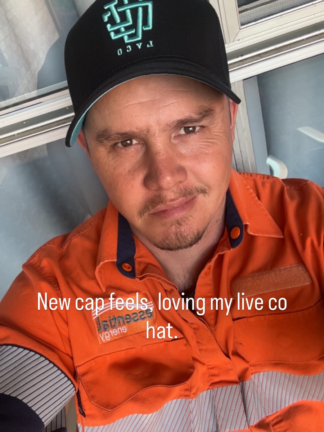 Customer photo review of CLASSIC FIT Midnight Mint A-Frame Snapback