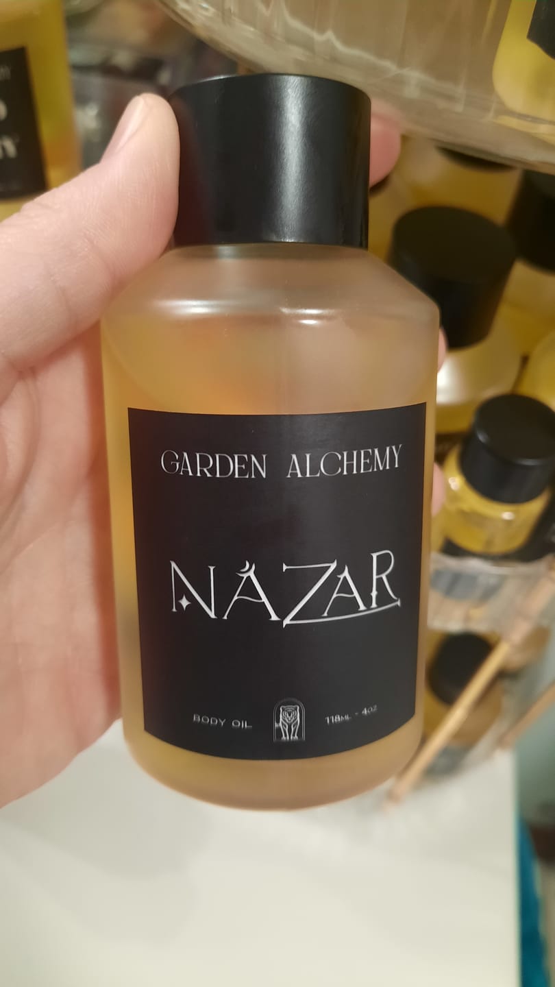Customer photo review of NAZAR BODY OIL
