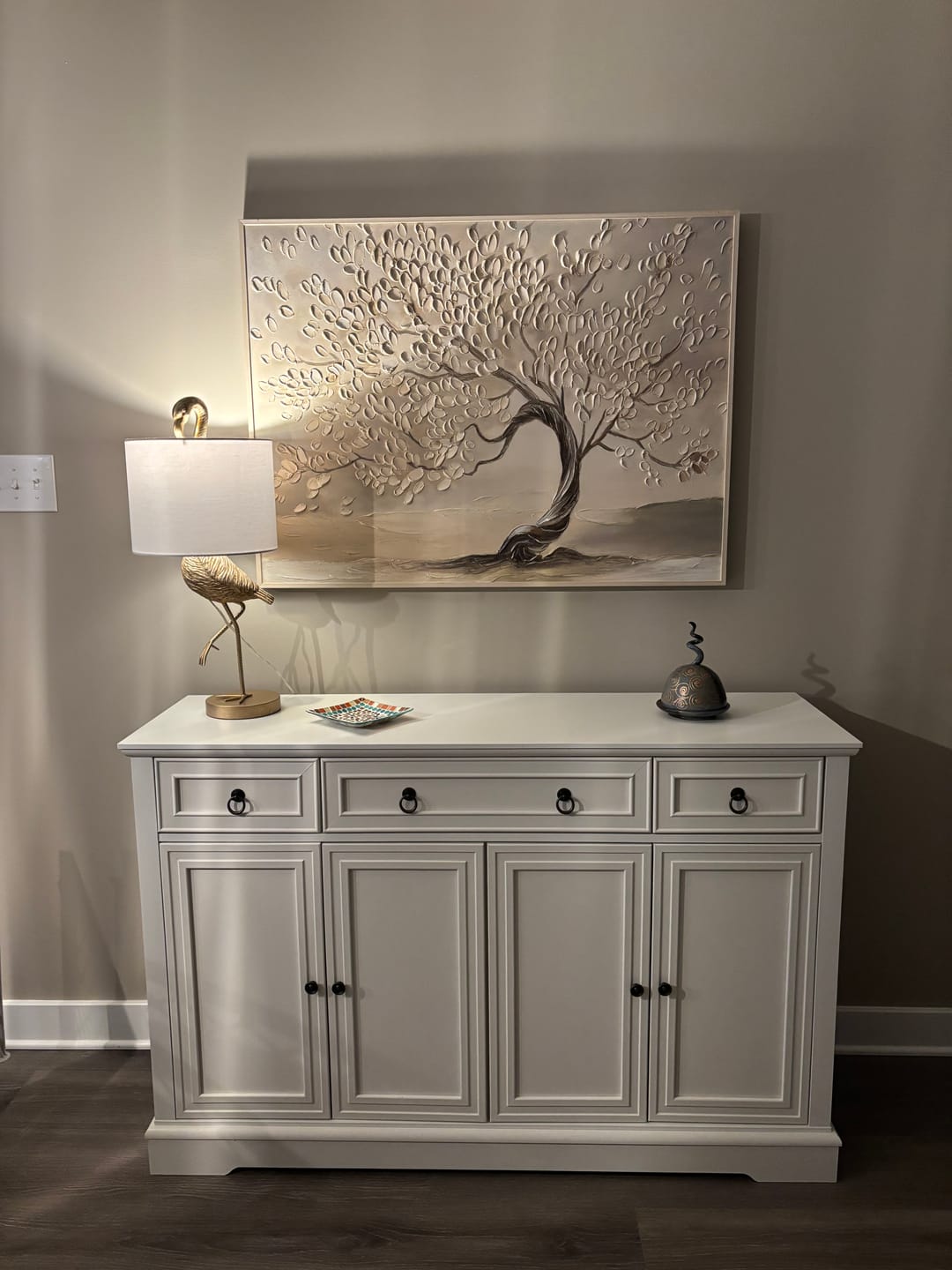 Customer photo review of Tree Abstract Textured Wall Art #TP093