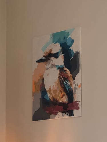 Customer photo review of Paint Splash Kookaburra by Avery