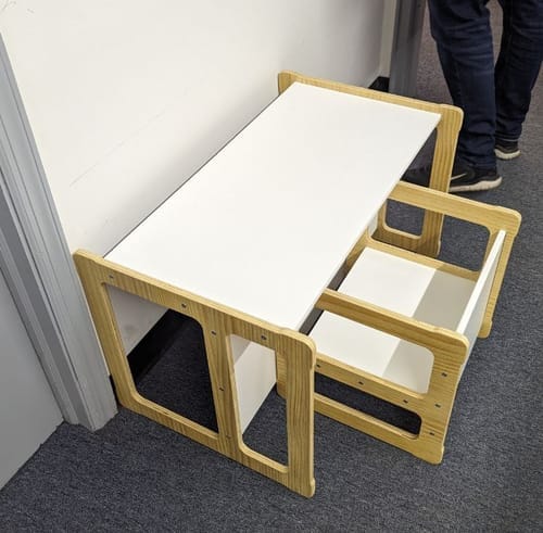 Customer photo review of Hanover | Convertible Table, Chair & Bench Set